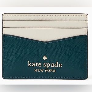 š Kate Spade Slim Card Holder, Jade Green